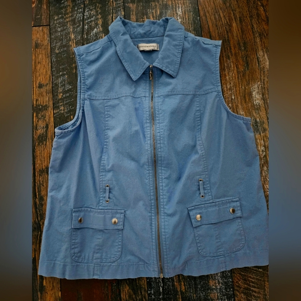 Blue Denim Vest